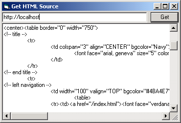 Get HTML Source (8 KB)